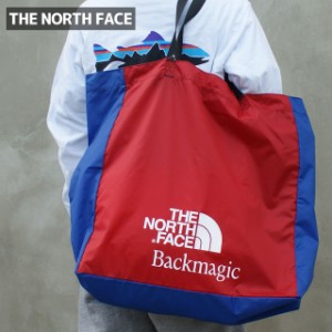 新品 ザ・ノースフェイス THE NORTH FACE Backmagic 店舗限定 BM LOOP Tote L トートバッグ SS(スカーレットセイジxソーダライトブルー) 