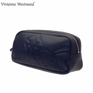 新品 ヴィヴィアン・ウエストウッド Vivienne Westwood HAMILTON POUCH S ポーチ NAVY ネイビー 紺 グッズ