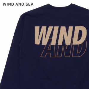 wind and sea トレーナー　ネイビー