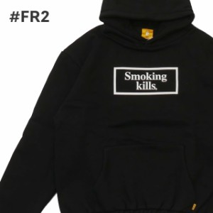 新品 エフアールツー #FR2 Smoking kills Hoodie パーカー BLACK ブラック 黒 SWT/HOODY