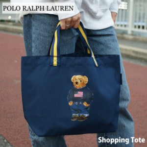 新品 ポロ ラルフローレン POLO RALPH LAUREN Shopping Tote トートバッグ NAVY ネイビー グッズ