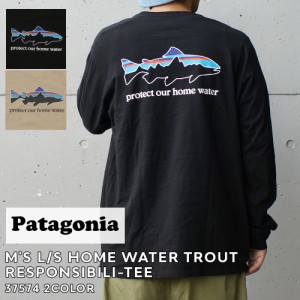 新品 パタゴニア Patagonia M's L/S Home Water Trout Responsibili Tee ロングスリーブ ホーム ウォーター トラウト レスポンシビリ 長