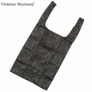 新品 ヴィヴィアン・ウエストウッド Vivienne Westwood RANDOM LINE ORB エコバッグ トートバッグ サブバッグ ショッピングバッグ GRAY 