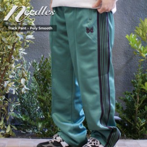 新品 ニードルズ NEEDLES Track Pant Poly Smooth トラック パンツ EMERALD エメラルド パンツ