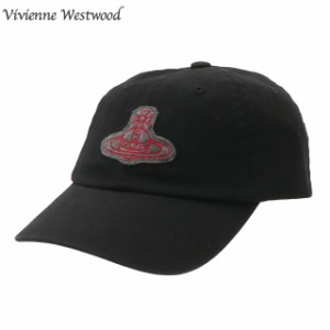 新品 ヴィヴィアン・ウエストウッド Vivienne Westwood WAPPEN CAP キャップ BLACK ブラック 黒 ヘッドウェア