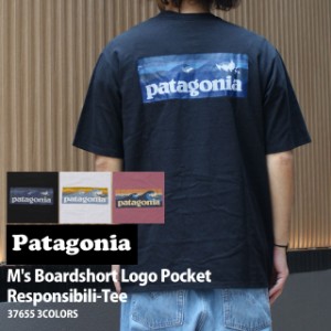 新品 パタゴニア Patagonia M's Boardshort Logo Pocket Responsibili Tee ボードショーツ ロゴ ポケット レスポンシビリティー Tシャツ 