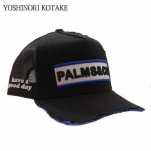 新品 ヨシノリコタケ YOSHINORI KOTAKE x パームスアンドコー PALMS&CO. SC EMB Twill Cap キャップ BLACK ブラック 黒 ヘッドウェア