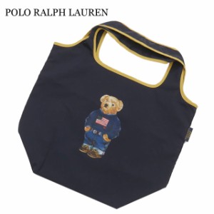 新品 ポロ ラルフローレン POLO RALPH LAUREN ポロベア Shopping Bag ショッピングバッグ トートバッグ NAVY ネイビー 紺 グッズ