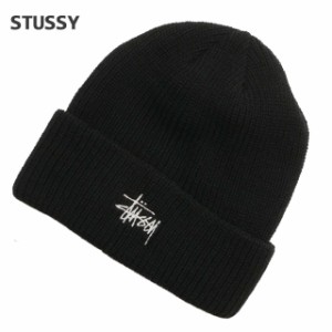 海外販売× bj Stussy ステューシー ニット帽 スノーボード 黒 ブラック