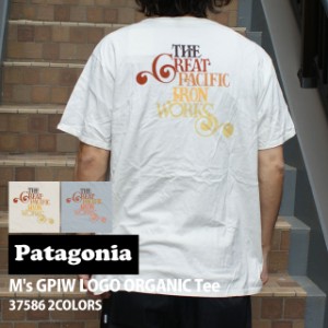 新品 パタゴニア Patagonia Ms GPIW LOGO ORGANIC Tee グレート パシフィック アイアンワークス ロゴ オーガニック Tシャツ 37586 アウト
