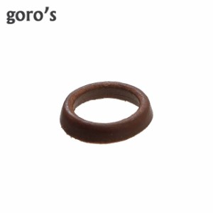 新品 ゴローズ goro's 革リング BROWN ブラウン レザー クラフト インディアン ジュエリー アクセサリー グッズ