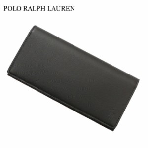 新品 ポロ ラルフローレン POLO RALPH LAUREN P-1011ORIN LEATHER LONG WALLET レザー ロング ウォレット 長財布 長札入れ 二つ折り BLAC