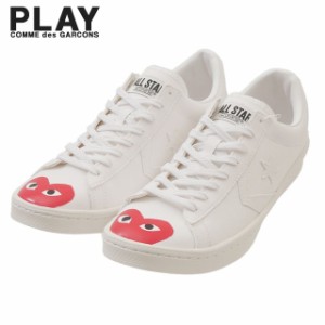 新品 プレイ コムデギャルソン PLAY COMME des GARCONS x コンバース CONVERSE RED HEART PRO LEATHER OX PCDG プロレザー スニーカー WH