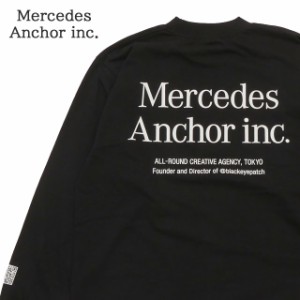 新品 メルセデス アンカーインク MERCEDES ANCHOR INC. L/S TEE 長袖Tシャツ BLACK ブラック TOPS