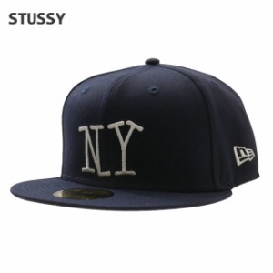 新品 ステューシー STUSSY NY NEW ERA CAP ニューエラ キャップ NAVY ネイビー ヘッドウェア
