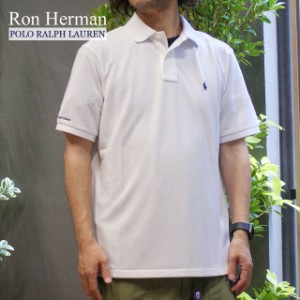 新品 ロンハーマン Ron Herman x ポロ・ラルフローレン POLO RALPH LAUREN Classic Fit Polo Shirt ポロシャツ WHITE ホワイト TOPS