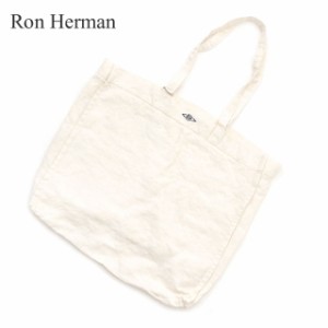 新品 ロンハーマン Ron Herman Linen Grocery Bag トートバッグ WHITE ホワイト グッズ