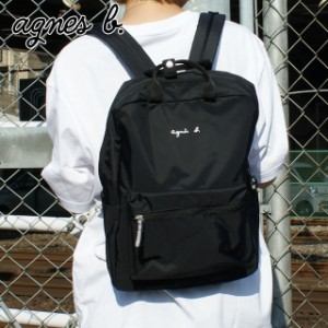 新品 アニエスベー アンファン agnes b. ENFANT ロゴリュックサック バックパック BLACK ブラック BA03AC12 グッズ