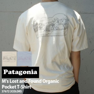 新品 パタゴニア Patagonia M's Lost and Found Organic Pocket Tee ロスト アンド ファウンド オーガニックポケット Tシャツ 37672 アウ