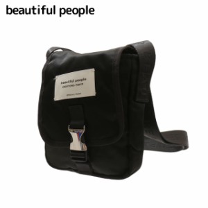 新品 ビューティフルピープル beautiful people 店舗限定 Nylon Shoulder ショルダーバッグ スマホショルダー BLACK ブラック グッズ