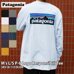 新品 パタゴニア Patagonia M's L/S P-6 Logo Responsibili Tee ロングスリーブ P-6ロゴ レスポンシビリ 長袖Tシャツ 38518 アウトドア 