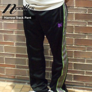 新品 ニードルズ NEEDLES 店舗限定 Narrow Track Pant ナロー トラック パンツ BLACK ブラック ニードルス ネペンテス パンツ