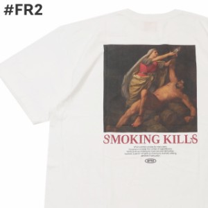 新品 エフアールツー #FR2 Please Stop killing Yourself T-shirt Tシャツ #FR2 WHITE ホワイト スモーキングキルズ ボックスロゴ Fxxkin