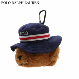 新品 ポロ ラルフローレン POLO RALPH LAUREN Polo ベア スモール ゴルフ ボール バッグ チャーム ボールポーチ ケース キーホルダー NAV