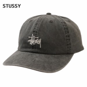 新品 ステューシー STUSSY WASHED BASIC LOW PRO CAP キャップ CHARCOAL チャコール ヘッドウェア