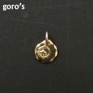 新品 ゴローズ goro's 平打ち 全金メタル 中 ゴールド ペンダントトップ インディアン ジュエリー アクセサリー グッズ