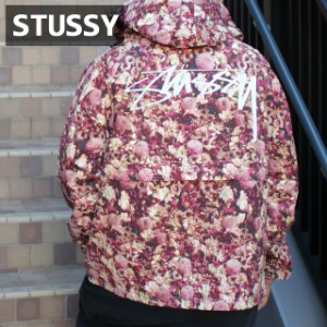 新品 ステューシー STUSSY FLORAL NYLON BEACH SHELL シェル ジャケット スケート ストリート エイトボール ストックロゴ ストゥーシー 