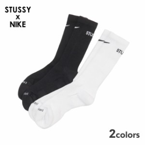 新品 ステューシー STUSSY x ナイキ NIKE NRG Everyday Plus Cushioned Crew Socks ソックス 1足 単品 スケート ストリート エイトボール