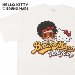 (2024新作)新品 ブルーノ・マーズ BRUNO MARS x ハローキティ HELLO KITTY T-SHIRT Tシャツ ブルーノマーズ サンリオ キティちゃん 半袖T