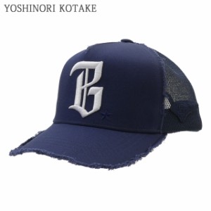 (2024新作)新品 ヨシノリコタケ YOSHINORI KOTAKE x ビームスゴルフ BEAMS GOLF BG LOGO MESH CAP ロゴ メッシュ キャップ トラッカー ヘ