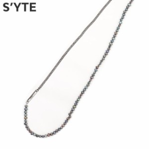 (2024新作)新品 サイト S'YTE FRESH WATER BLACK PEARL NECKLACE ネックレス Yohji Yamamoto ヨウジヤマモト プリュス プールオム ワイス