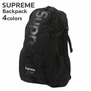 SUPREME シュプリーム 15SS Back Pack ロゴプリント バックパック リュック ブラック