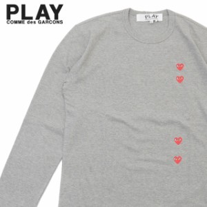 (2024新作)新品 プレイ コムデギャルソン PLAY COMME des GARCONS MENS 4 HEART L/S TEE 長袖 Tシャツ ハート ロゴ ロングスリーブ T339 