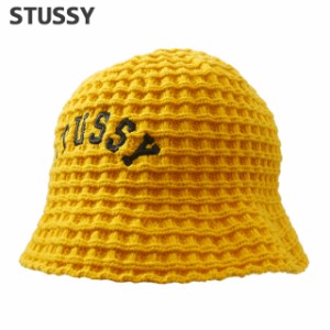 (2024新作)新品 ステューシー STUSSY WAFFLE KNIT BUCKET HAT ワッフル バケット ハット バケハ ヘッドウェア