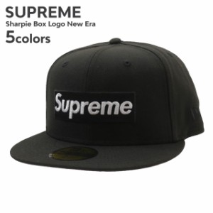 (2024新作)新品 シュプリーム SUPREME 24SS Sharpie Box Logo New Era Cap ボックスロゴ ニューエラ キャップ 2024SS ヘッドウェア