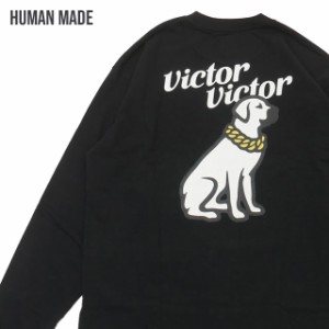 (2024新作)新品 ヴィクター・ヴィクター・ワールドワイド Victor Victor Worldwide VICTOR LONG SLEEVE T-SHIRT 長袖Tシャツ HUMAN MADE 