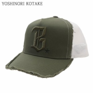 (2024新作)新品 ヨシノリコタケ YOSHINORI KOTAKE x ビームスゴルフ BEAMS GOLF BG LOGO MESH CAP ロゴ メッシュ キャップ トラッカー ヘ