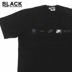 (2024新作)新品 ブラック コムデギャルソン BLACK COMME des GARCONS x ナイキ NIKE LOGO TEE Tシャツ 半袖Tシャツ