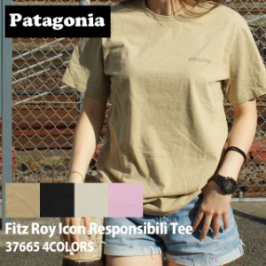 (2024新作)[24SS新作追加] 新品 パタゴニア Patagonia Fitz Roy Icon Responsibili Tee フィッツロイ・アイコン レスポンシビリティー T