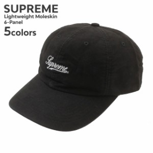 (2024新作)新品 シュプリーム SUPREME 24SS Lightweight Moleskin 6-Panel キャップ ストリート スケート スケーター ヘッドウェア