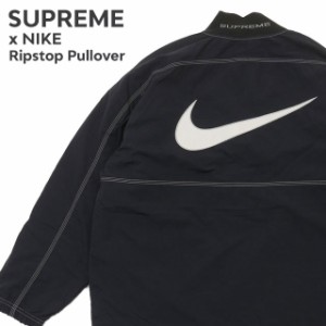 (2024新作)新品 シュプリーム SUPREME x ナイキ NIKE 24SS Ripstop Pullover リップストップ プルオーバー トラックジャケット ストリー