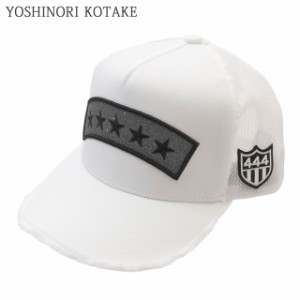 (2024新作)新品 ヨシノリコタケ YOSHINORI KOTAKE STAR WAPPEN LAME MESH CAP メッシュ キャップ エンブレム ゴルフキャップ スポーツ ヘ