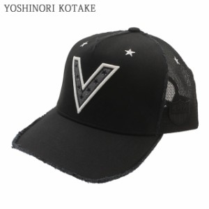 (2024新作)新品 ヨシノリコタケ YOSHINORI KOTAKE LAME VLOGO MESH CAP メッシュ キャップ エンブレム ゴルフキャップ スポーツ ヘッドウ