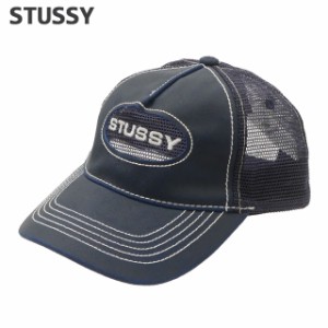 (2024新作)新品 ステューシー STUSSY CUT OUT LEATHER TRUCKER CAP キャップ スケート ストリート エイトボール ストックロゴ ストゥーシ