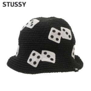 (2024新作)新品 ステューシー STUSSY DICE KNIT BUCKET HAT バケット ハット バケハ スケート ストリート エイトボール ストックロゴ ス