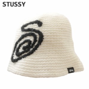 (2024新作)新品 ステューシー STUSSY SWIRLY S KNIT BUCKET HAT バケット ハット バケハ スケート ストリート エイトボール ストックロゴ